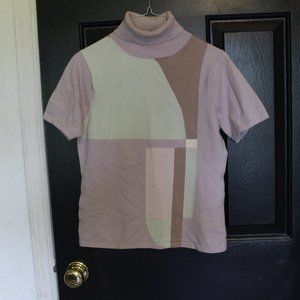 NIKE GOLF WOMENS SIZE S (4-6) TURTLE NECK TOP